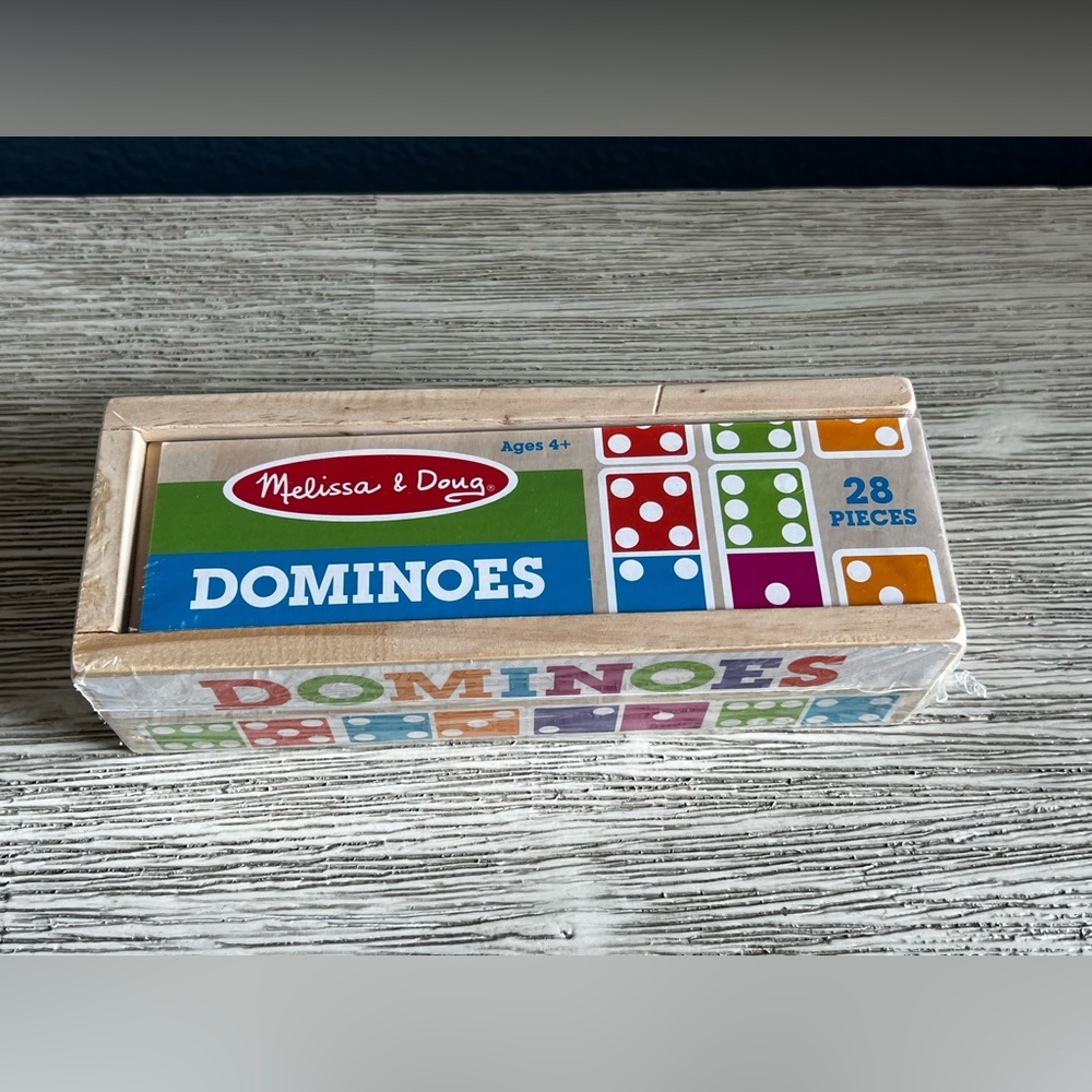 🆕 Melissa & Doug Vibrant Domino Set